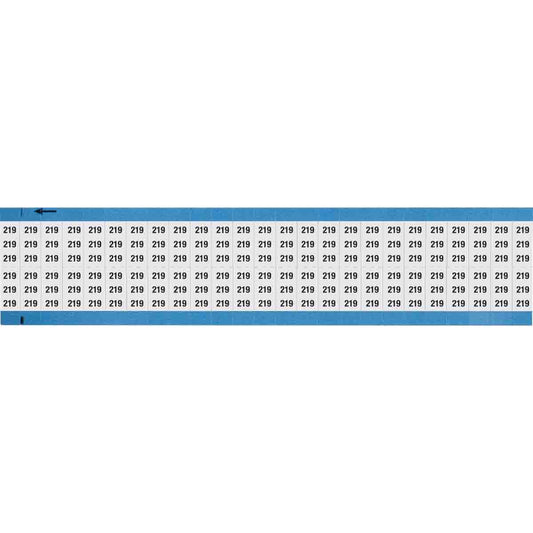 Wire Marker 0.75in H x 0.36in W, 219