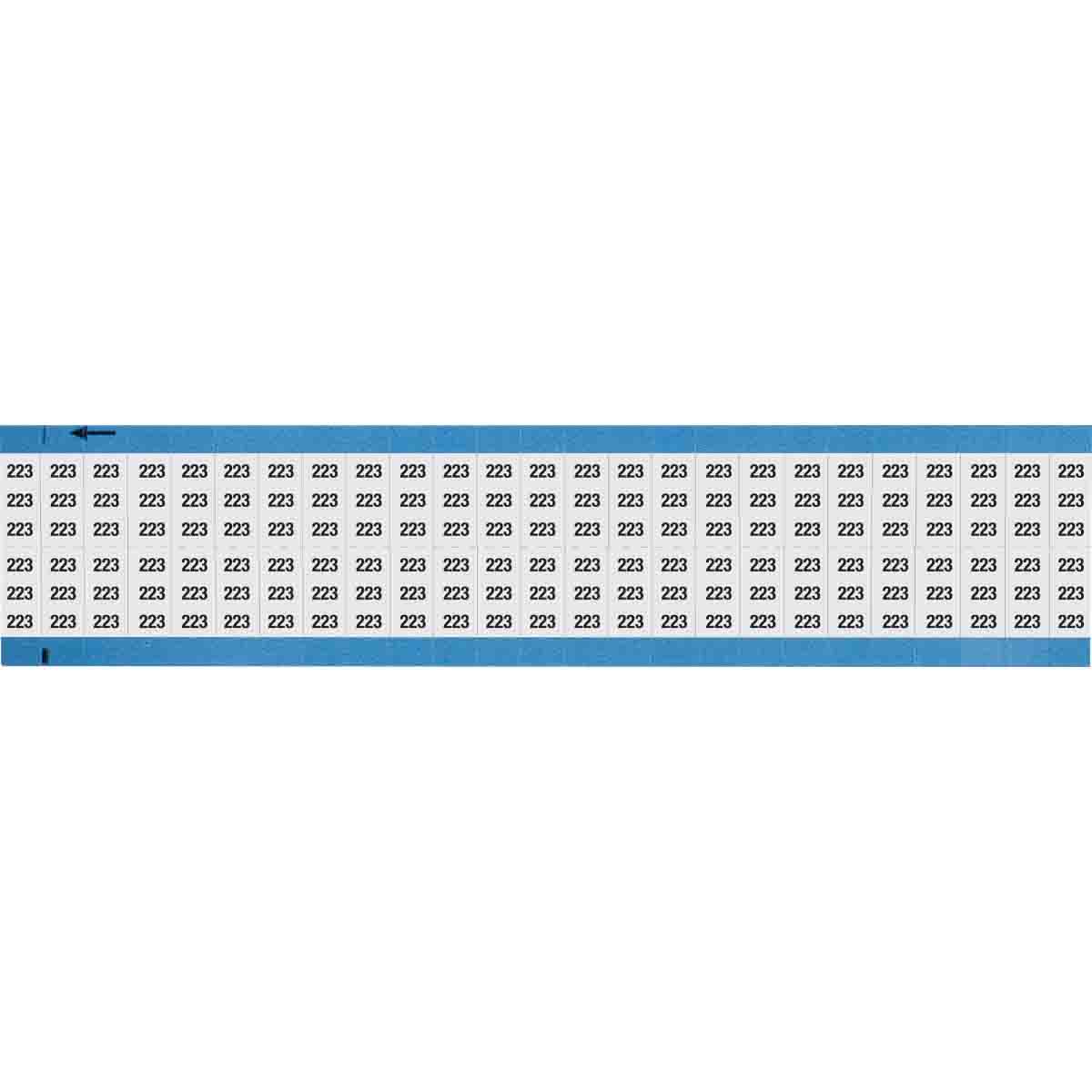 Wire Marker 0.75in H x 0.36in W, 223