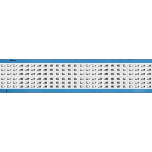 Wire Marker 0.75in H x 0.36in W, 223