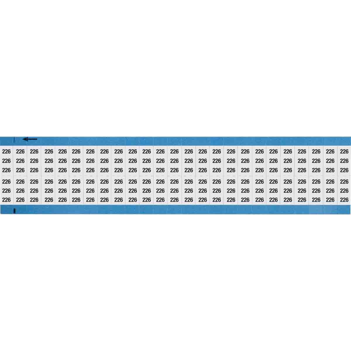 Wire Marker 0.75in H x 0.36in W, 226