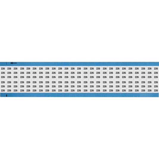 Wire Marker 0.75in H x 0.36in W, 226