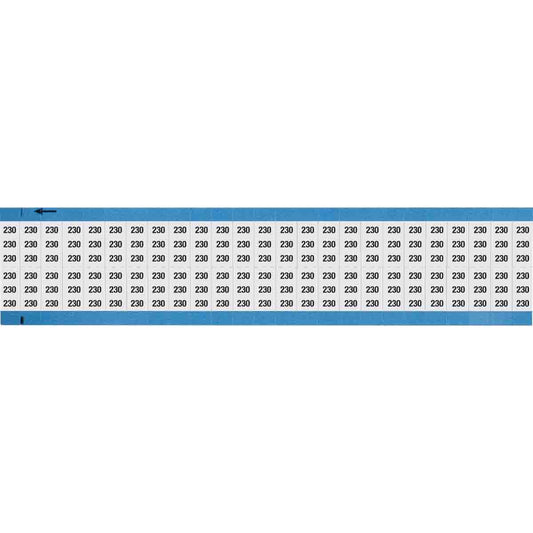 Wire Marker 0.75in H x 0.36in W, 230