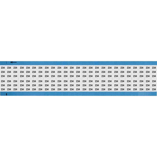 Wire Marker 0.75in H x 0.36in W, 234