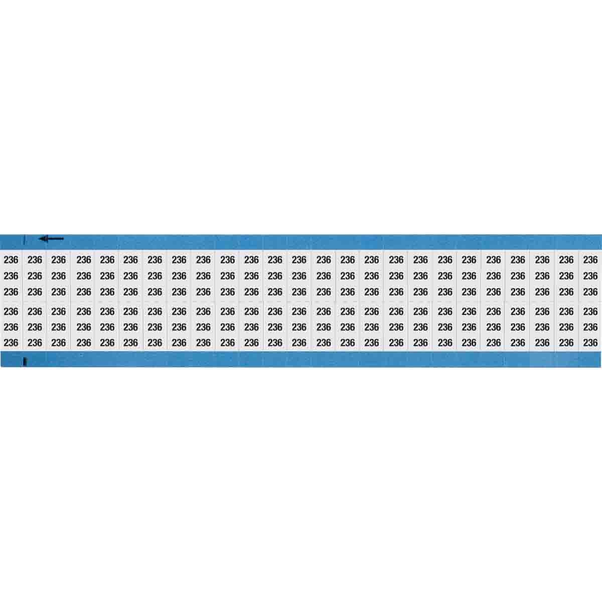 Wire Marker 0.75in H x 0.36in W, 236