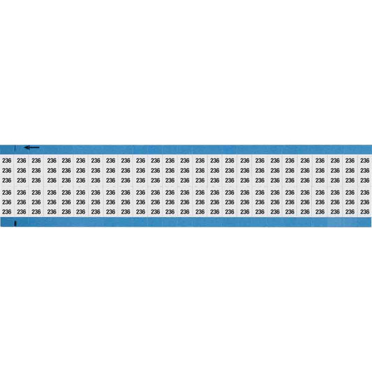 Wire Marker 0.75in H x 0.36in W, 236