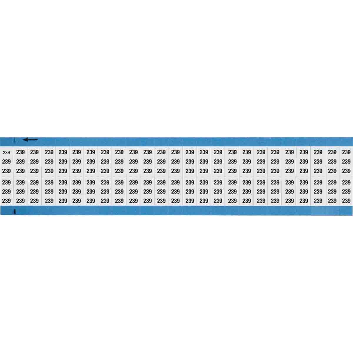 Wire Marker 0.75in H x 0.36in W, 239