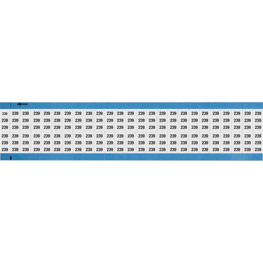 Wire Marker 0.75in H x 0.36in W, 239