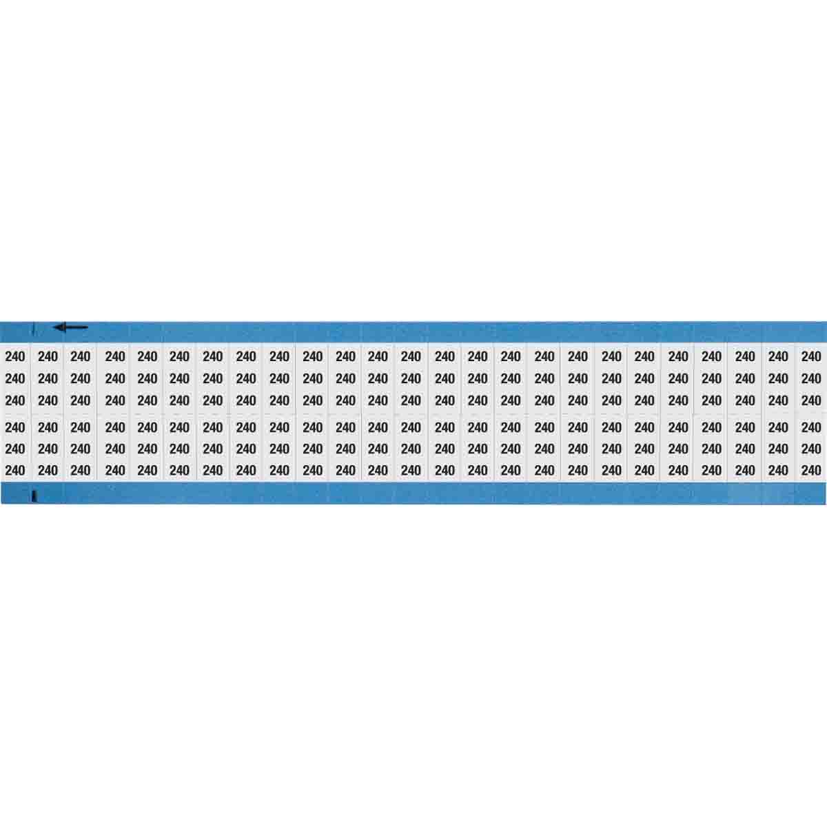 Wire Marker 0.75in H x 0.36in W, 240