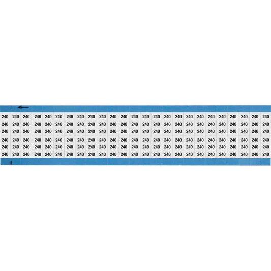 Wire Marker 0.75in H x 0.36in W, 240