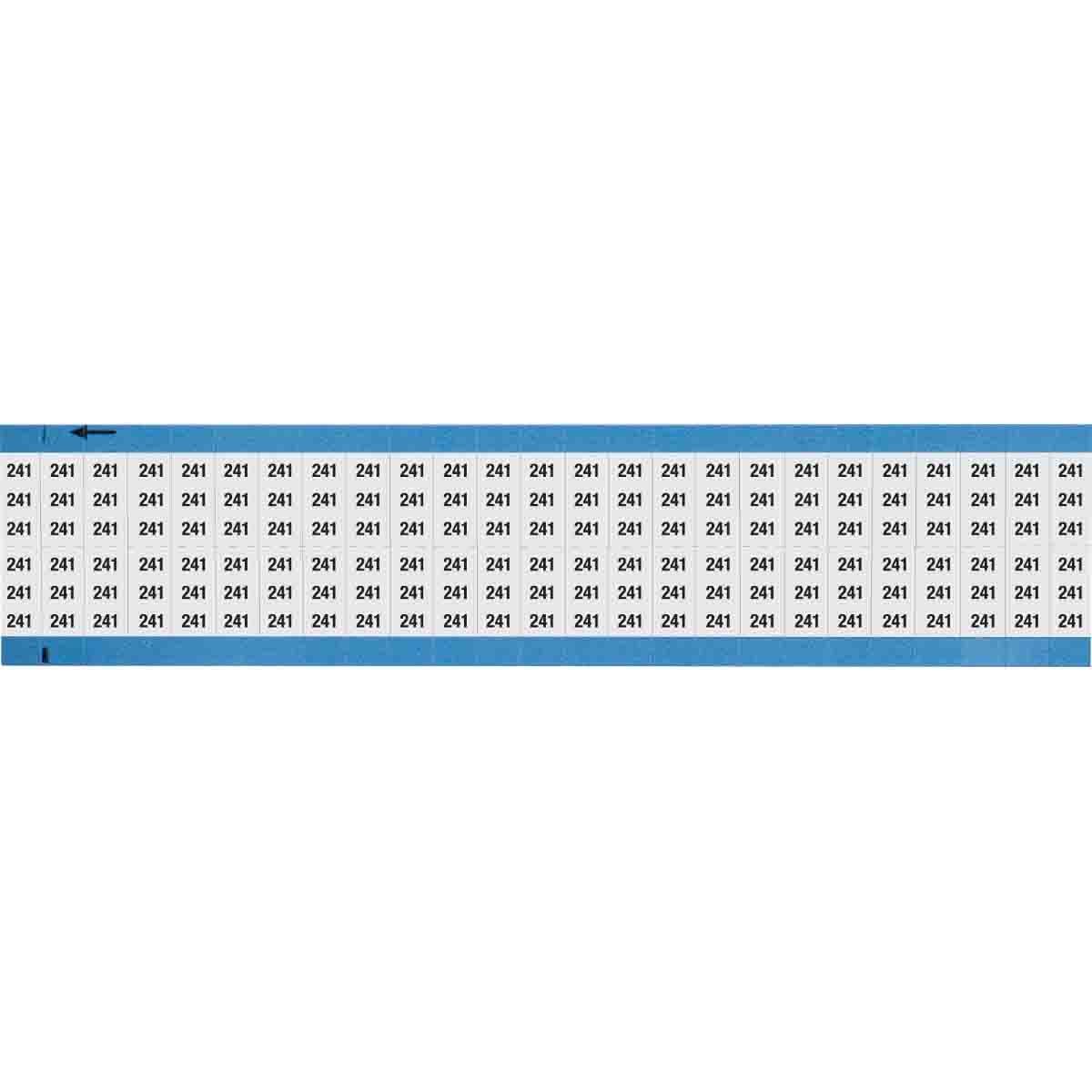 Wire Marker 0.75in H x 0.36in W, 241