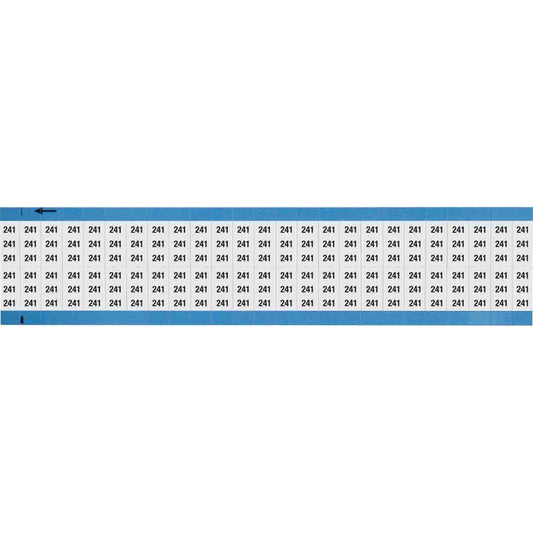 Wire Marker 0.75in H x 0.36in W, 241