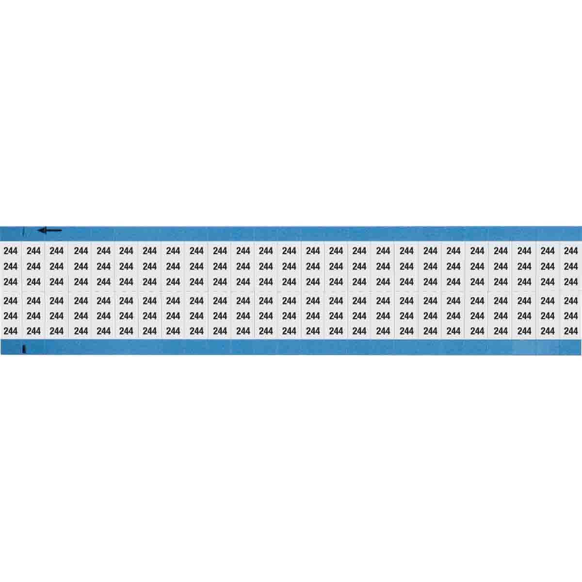 Wire Marker 0.75in H x 0.36in W, 244