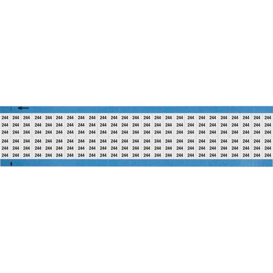 Wire Marker 0.75in H x 0.36in W, 244