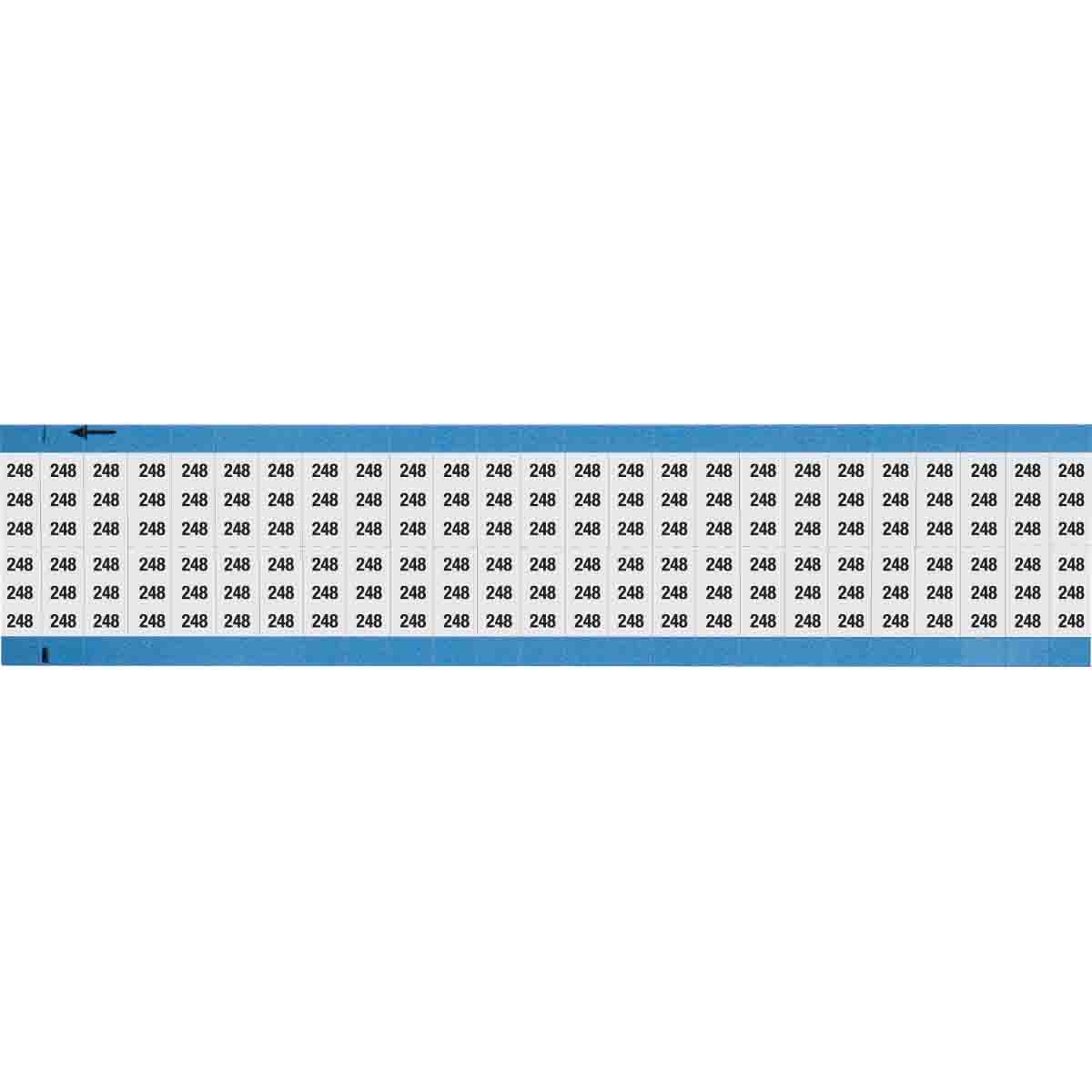 Wire Marker 0.75in H x 0.36in W, 248