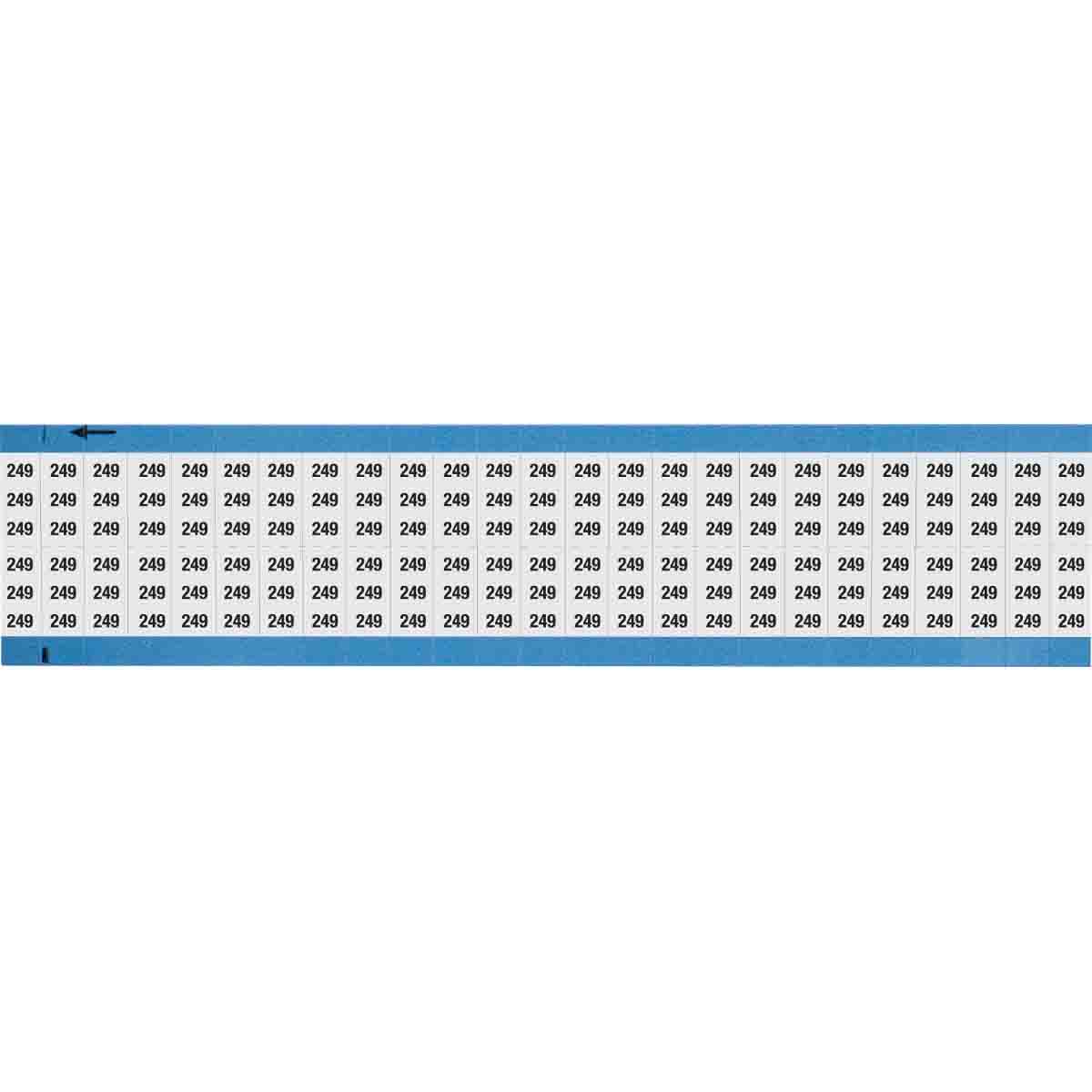 Wire Marker 0.75in H x 0.36in W, 249