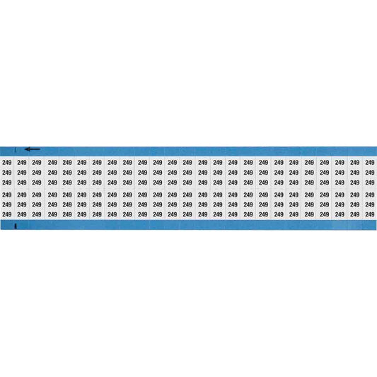 Wire Marker 0.75in H x 0.36in W, 249