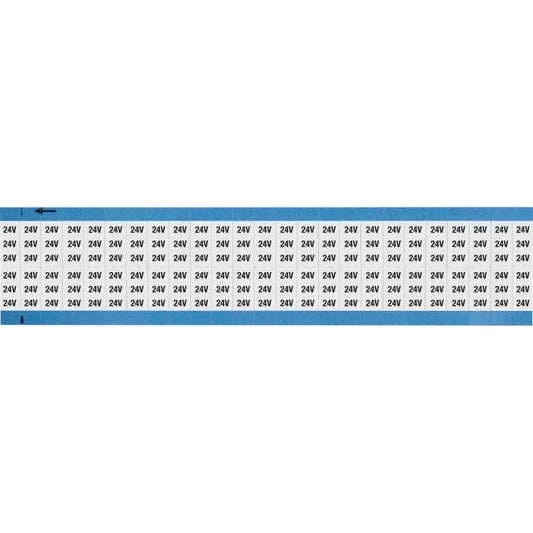 Wire Marker 0.75in H x 0.36in W, 24V