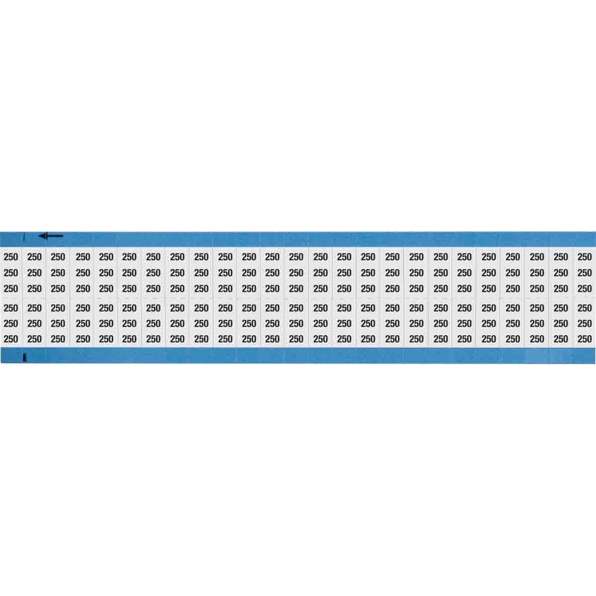 Wire Marker 0.75in H x 0.36in W, 250