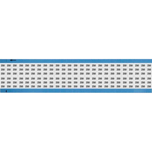 Wire Marker 0.75in H x 0.36in W, 250