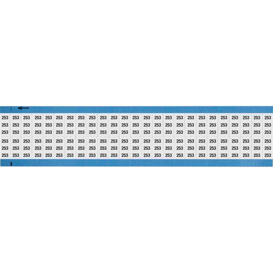 Wire Marker 0.75in H x 0.36in W, 253