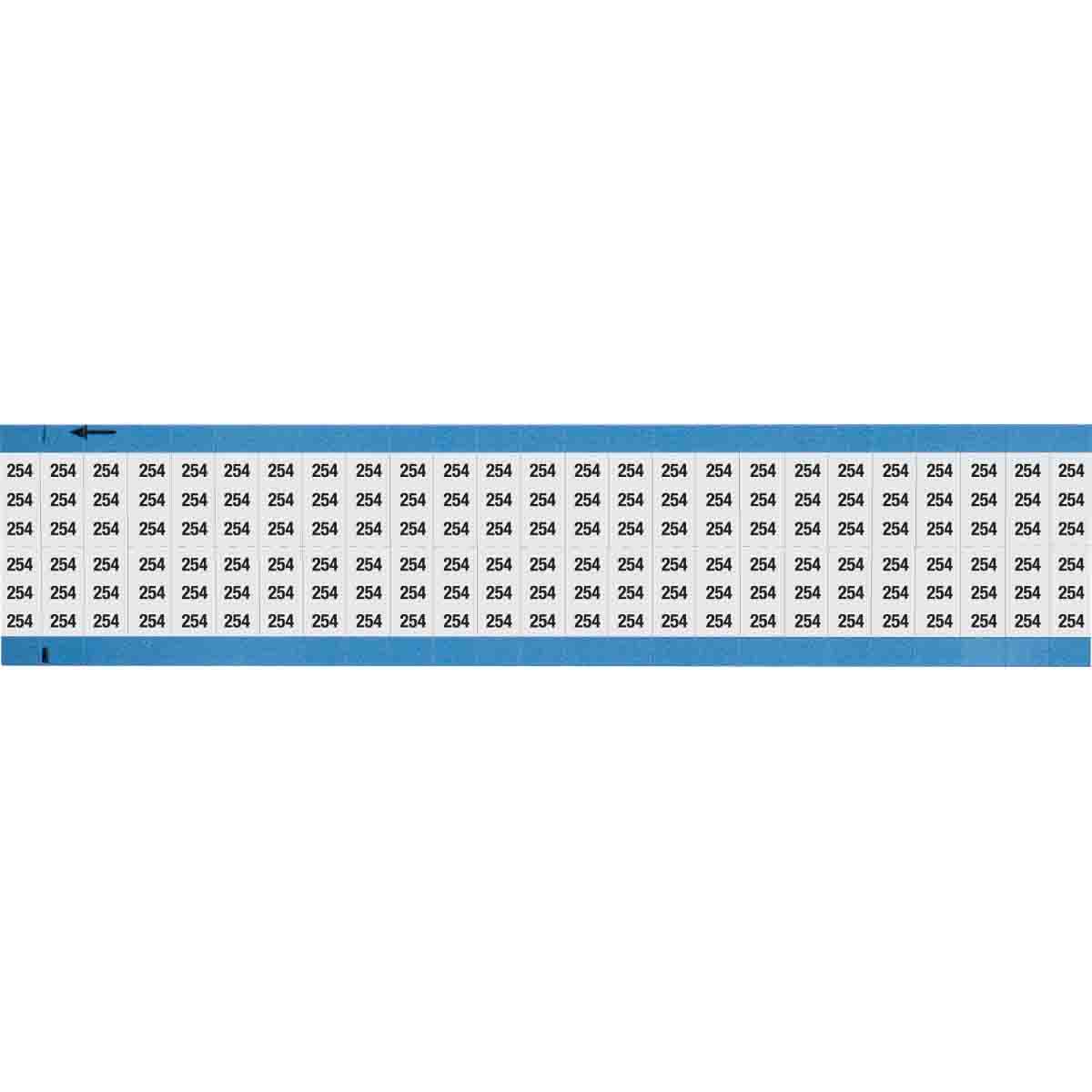 Wire Marker 0.75in H x 0.36in W, 254