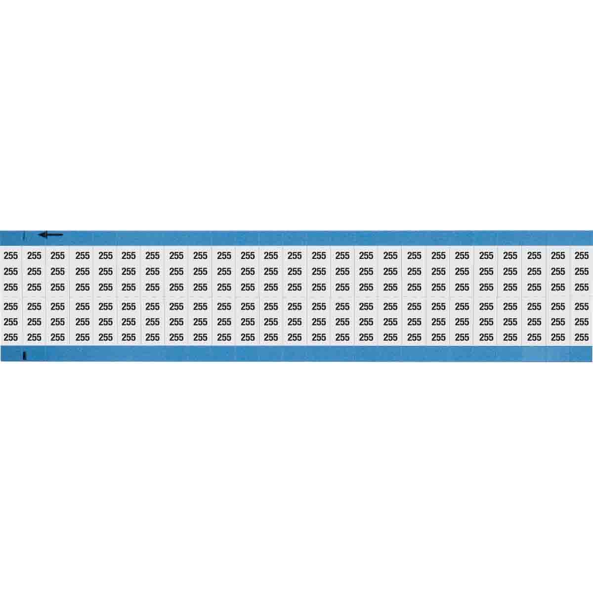 Wire Marker 0.75in H x 0.36in W, 255