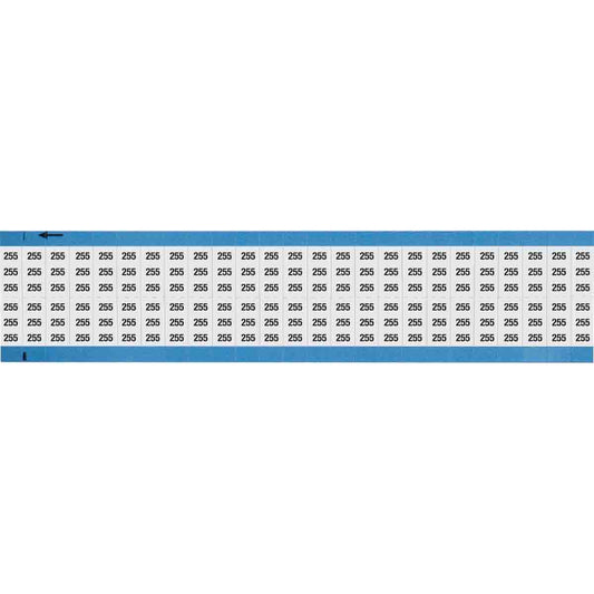 Wire Marker 0.75in H x 0.36in W, 255