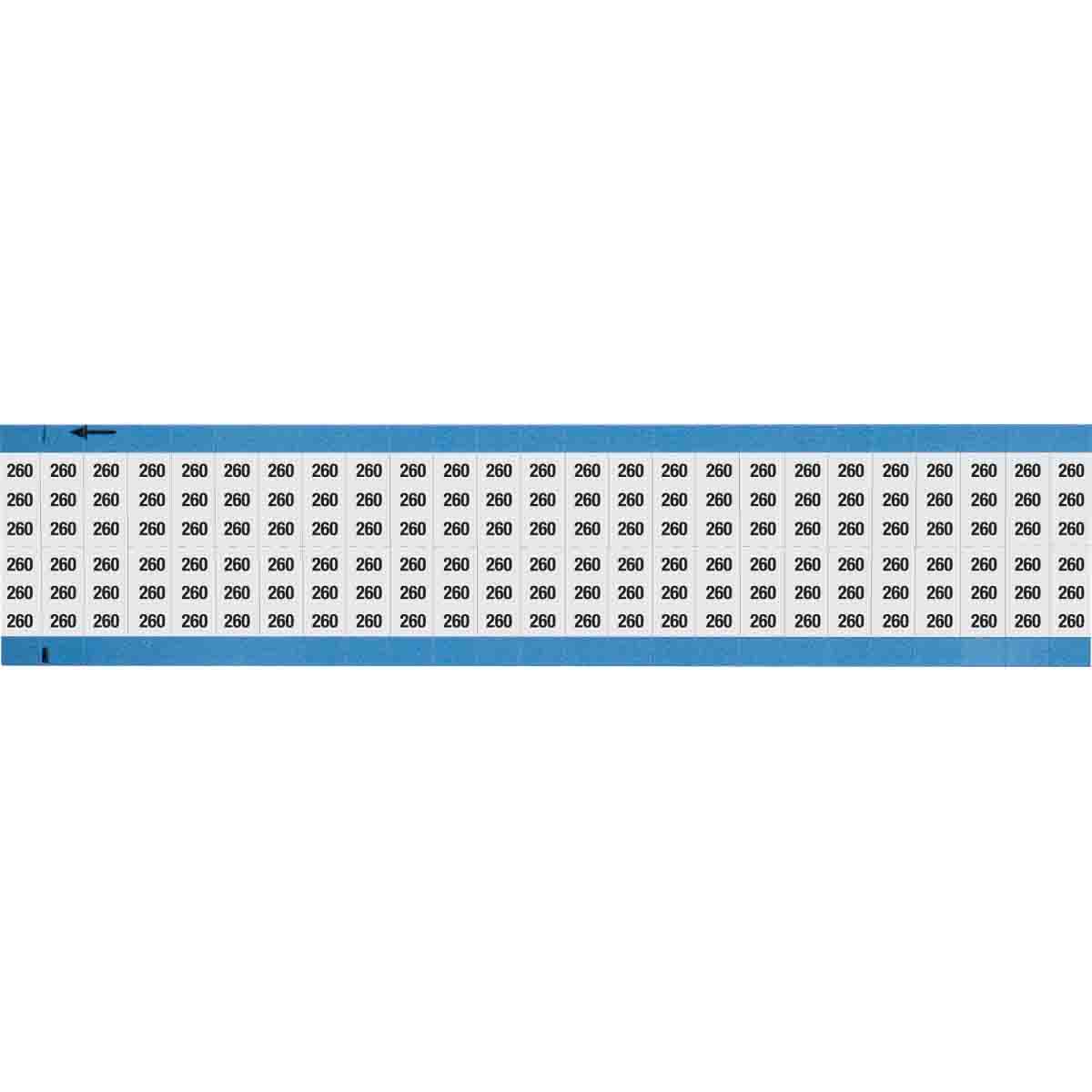 Wire Marker 0.75in H x 0.36in W, 260