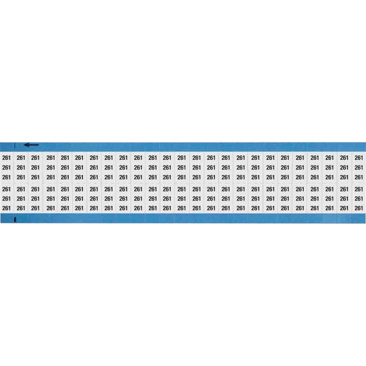 Wire Marker 0.75in H x 0.36in W, 261