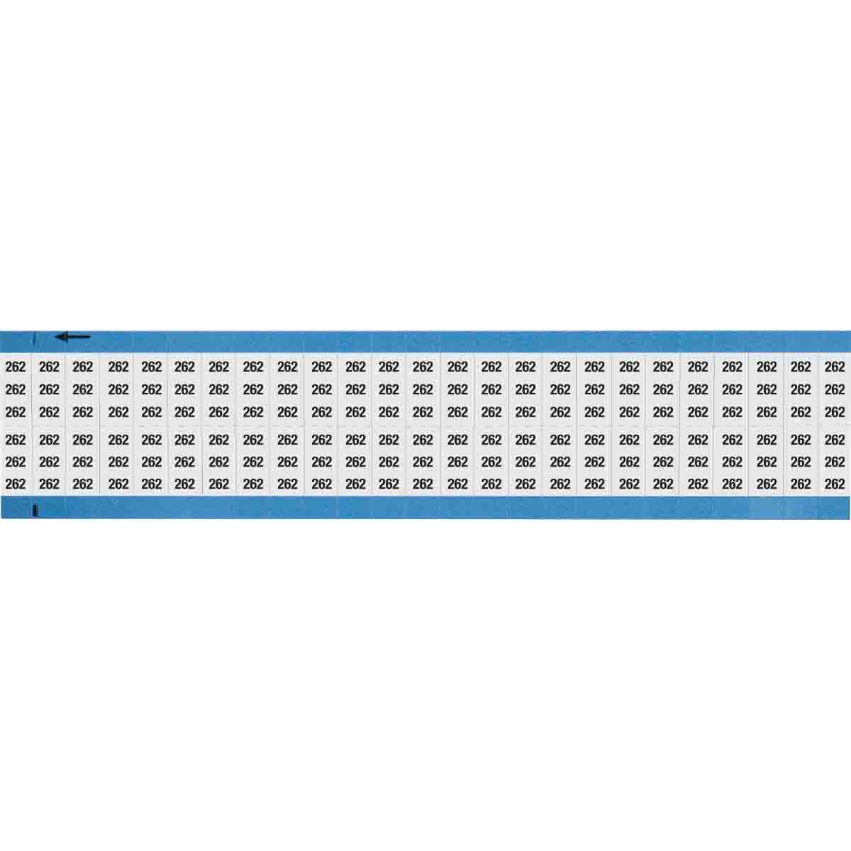 Wire Marker 0.75in H x 0.36in W, 262