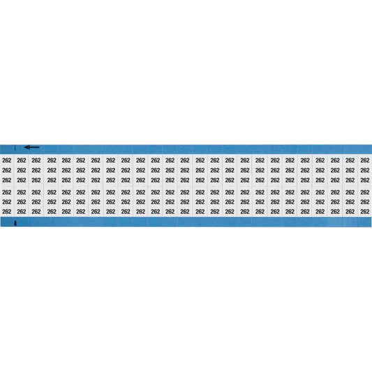 Wire Marker 0.75in H x 0.36in W, 262