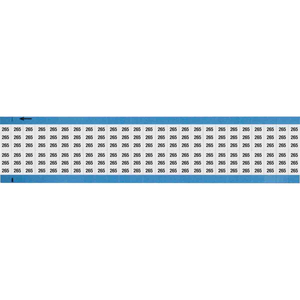 Wire Marker 0.75in H x 0.36in W, 265