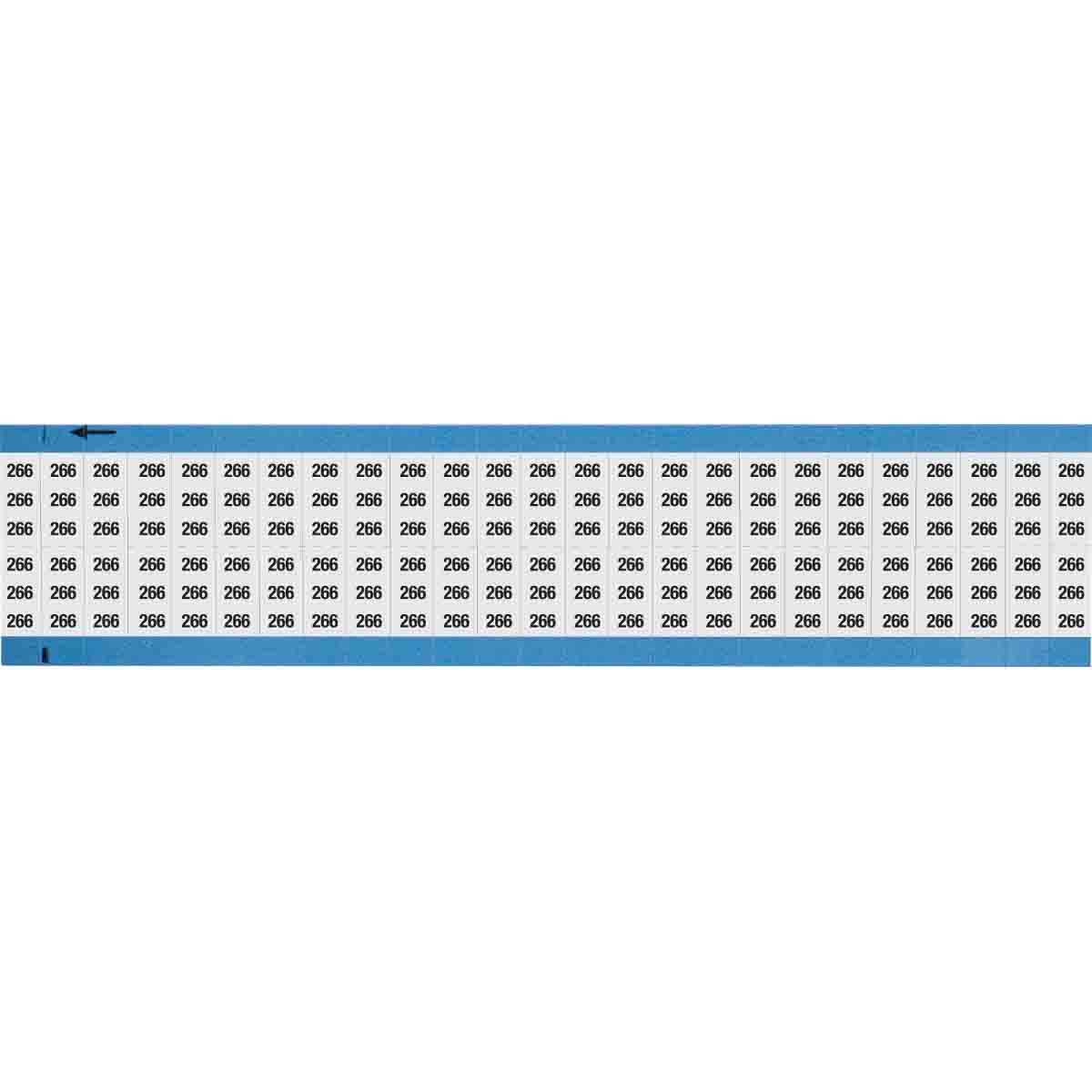 Wire Marker 0.75in H x 0.36in W, 266