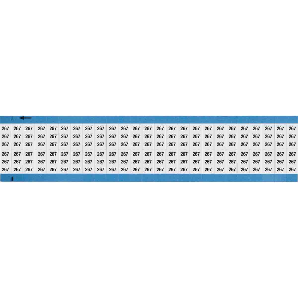 Wire Marker 0.75in H x 0.36in W, 267