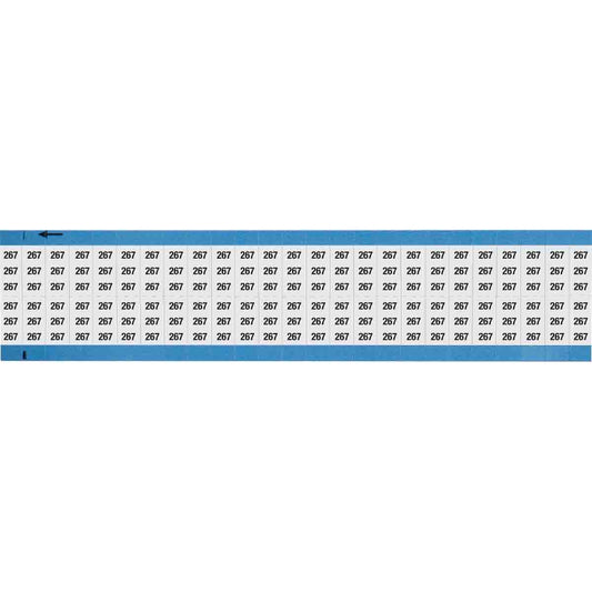 Wire Marker 0.75in H x 0.36in W, 267