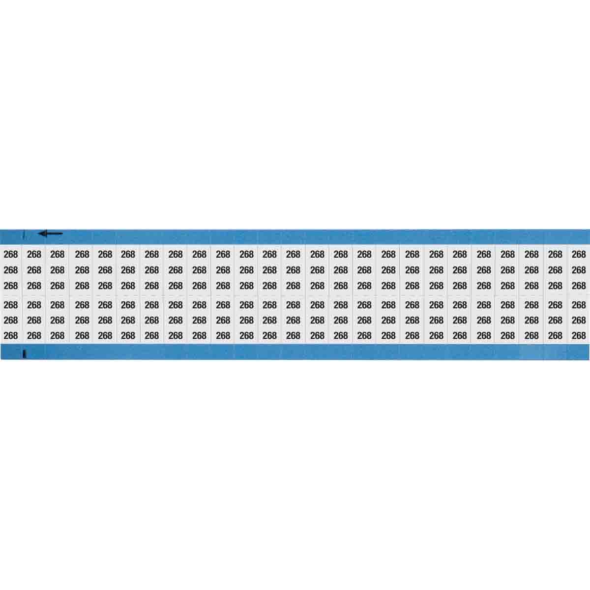 Wire Marker 0.75in H x 0.36in W, 268