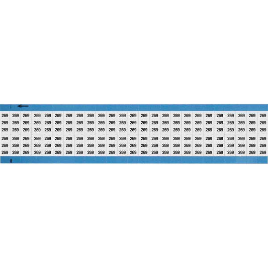 Wire Marker 0.75in H x 0.36in W, 269