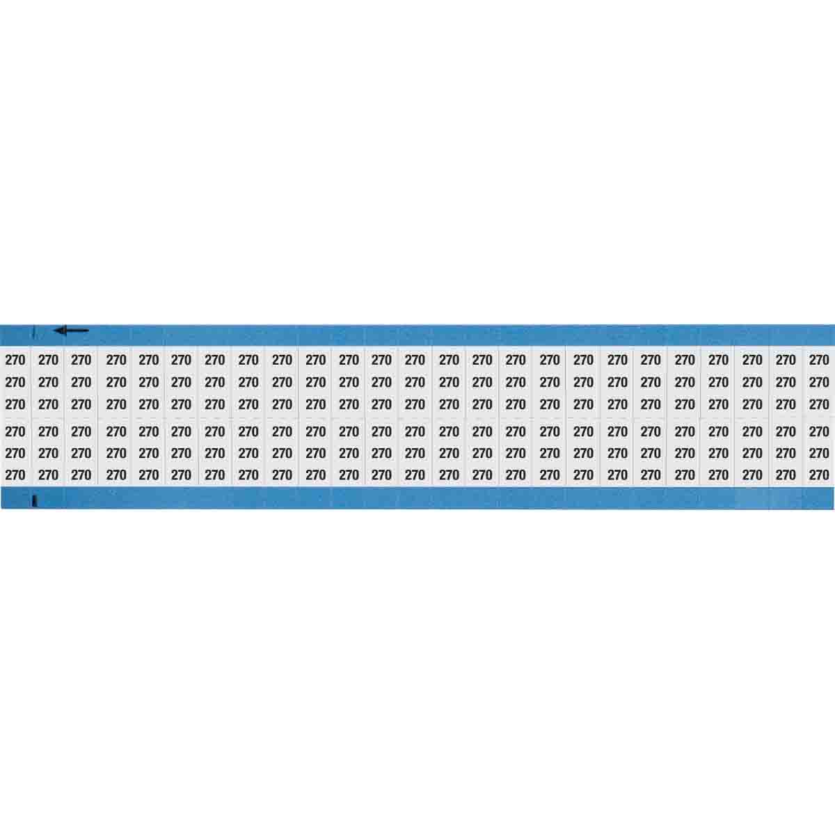 Wire Marker 0.75in H x 0.36in W, 270