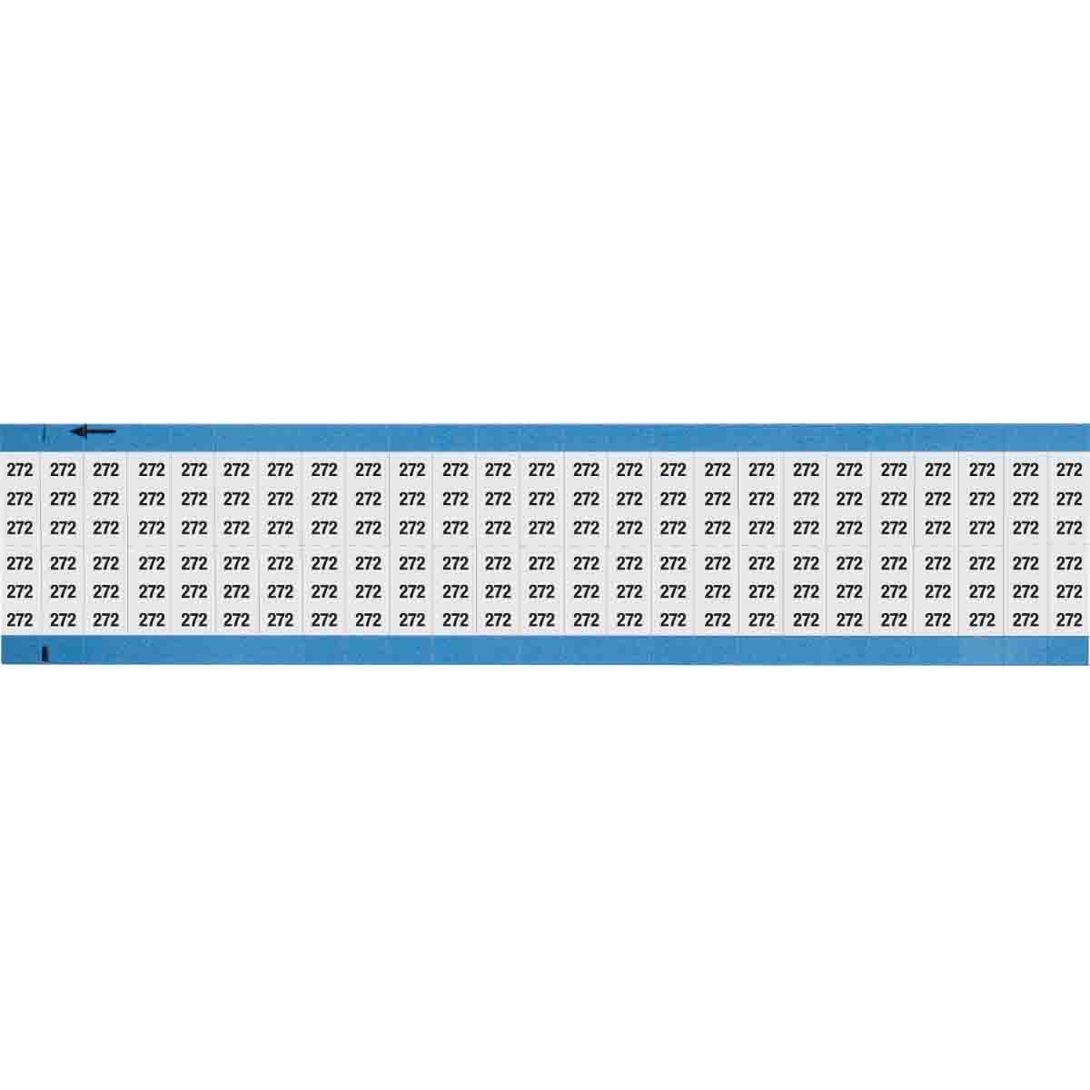 Wire Marker 0.75in H x 0.36in W, 272