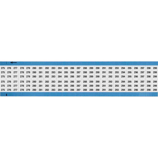 Wire Marker 0.75in H x 0.36in W, 275-299