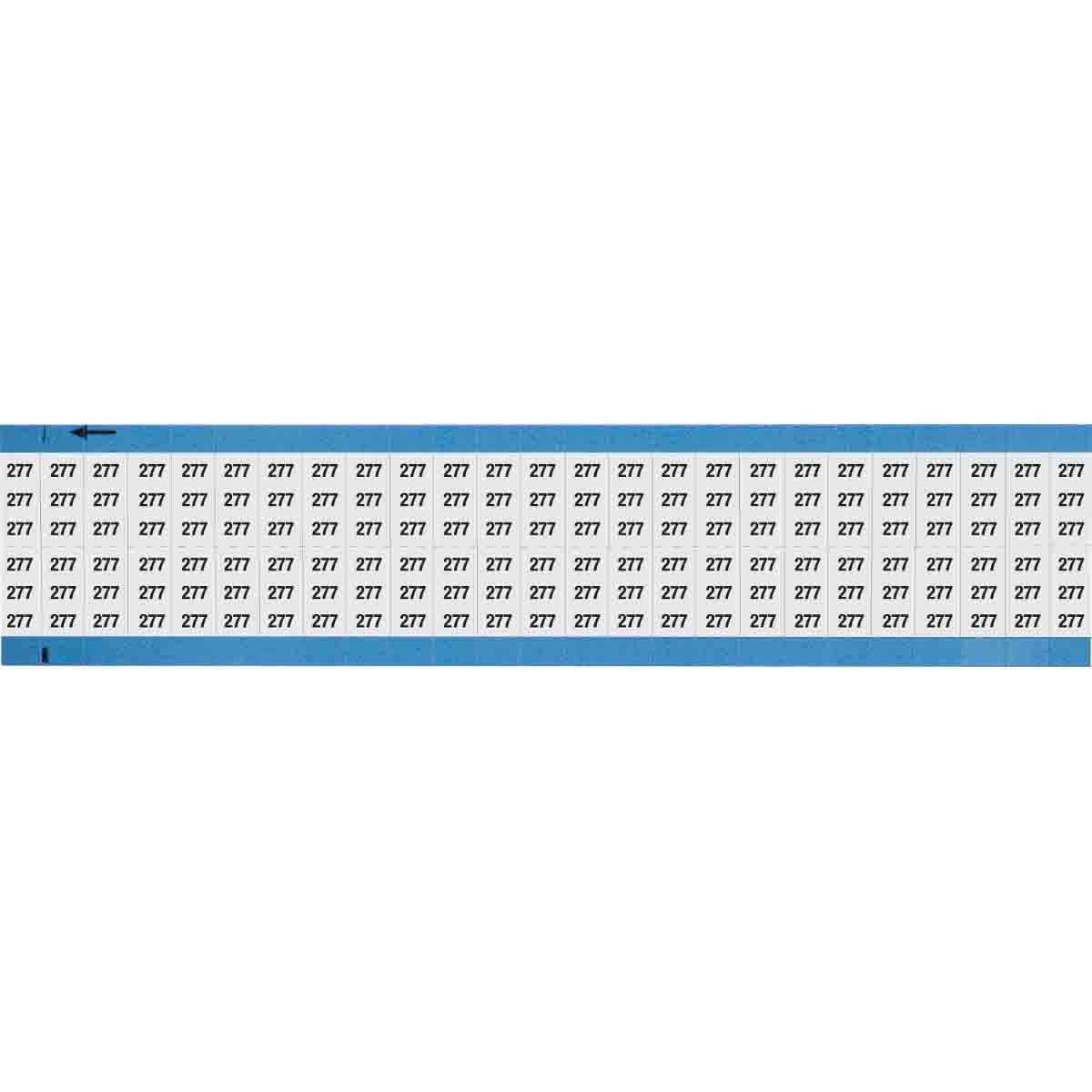 Wire Marker 0.75in H x 0.36in W, 277