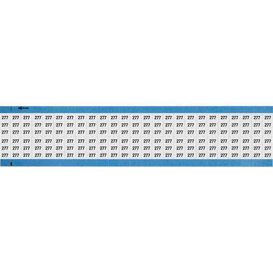 Wire Marker 0.75in H x 0.36in W, 277