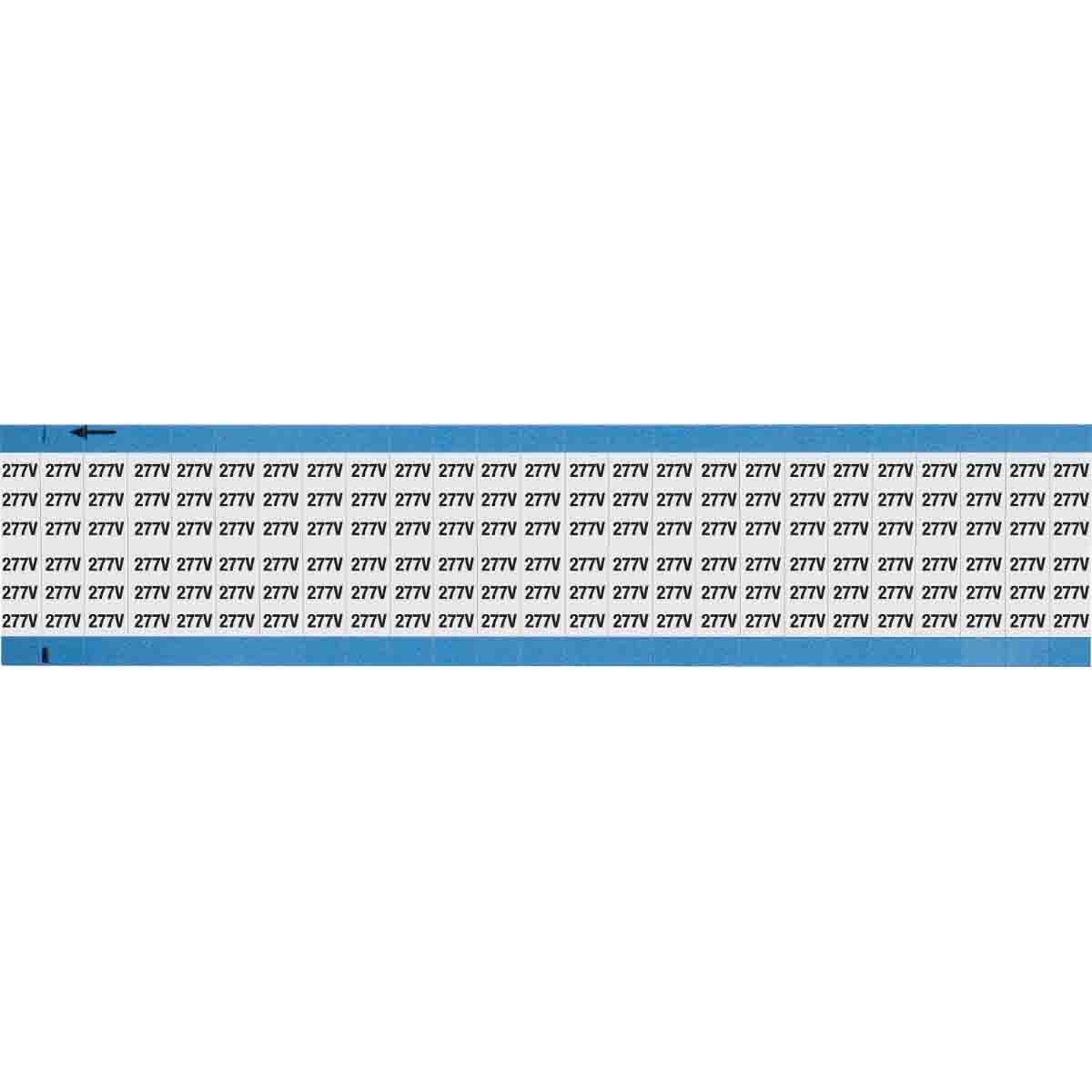 Wire Marker 0.75in H x 0.36in W, 277V