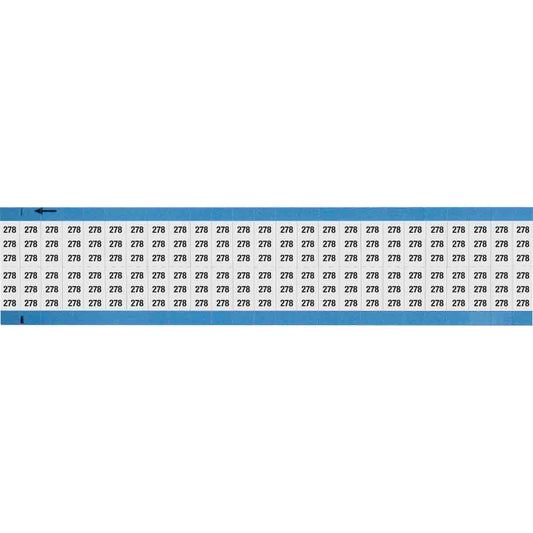 Wire Marker 0.75in H x 0.36in W, 278