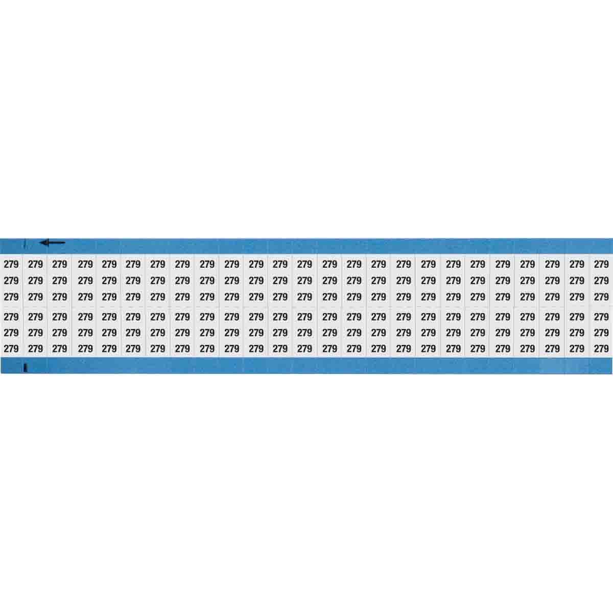 Wire Marker 0.75in H x 0.36in W, 279