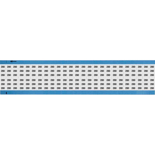 Wire Marker 0.75in H x 0.36in W, 280