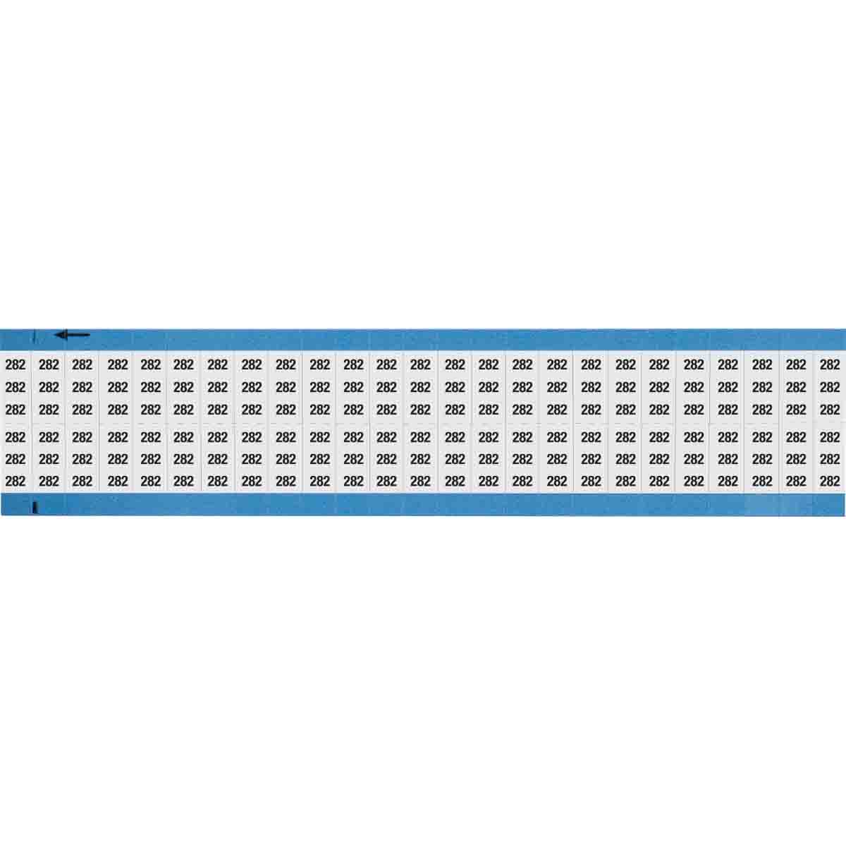 Wire Marker 0.75in H x 0.36in W, 282