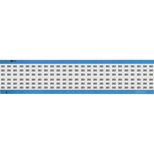 Wire Marker 0.75in H x 0.36in W, 283