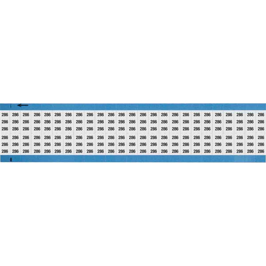 Wire Marker 0.75in H x 0.36in W, 286