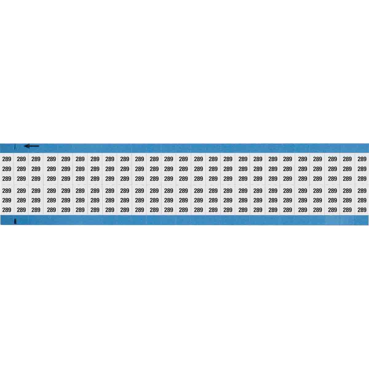 Wire Marker 0.75in H x 0.36in W, 289